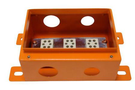 232-0526 RS PRO Orange Steel Junction Box, IP65, 200 x 150 x 100mm