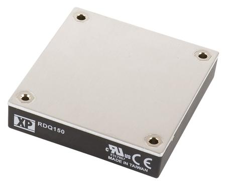 RDQ150110S05 XP Power RDQ DC-DC Converter, 5V dc/ 30A Output, 66 → 160 V dc Input, 150W, Through Hole, +100°C Max Temp -40°C