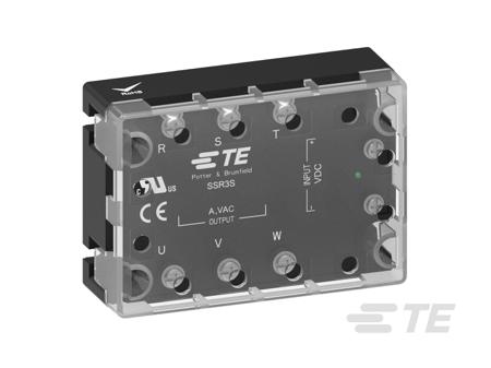 2345984-7 TE Connectivity SSR3 Series Solid State Relay 3 Phase, 40 A Load, Panel Mount, 480 V ac Load