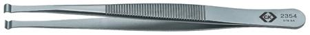 T2354 CK 115 mm, Stainless Steel, Rounded, ESD Tweezer