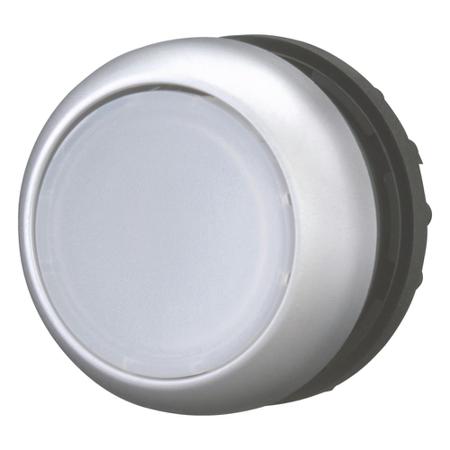 78639211-M22-DL-W-M22-A-M22-LED230-W Eaton Round Illuminated White Push Button Head - Momentary, M22 Series, 22mm Cutout, Round