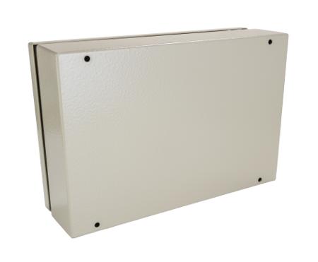 122-131 Steel IP66 Junction Box, 300 x 200 x 80mm, Grey