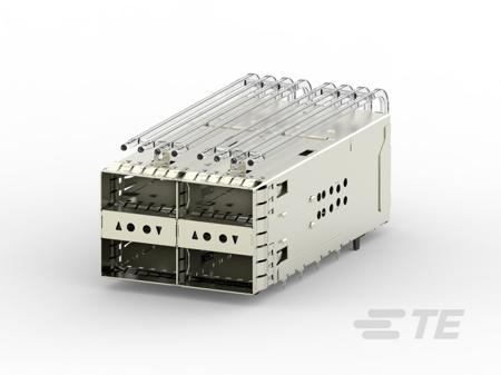 2308171-5 TE Connectivity zQSFP+ Cage Assembly With Integrated Connector Receptacle 4-Port 152-Position,