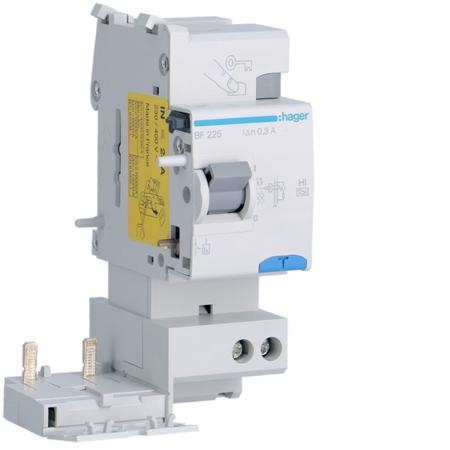 BF225 Hager BF RCCB, 25A, 2P Pole, 300mA, Type A