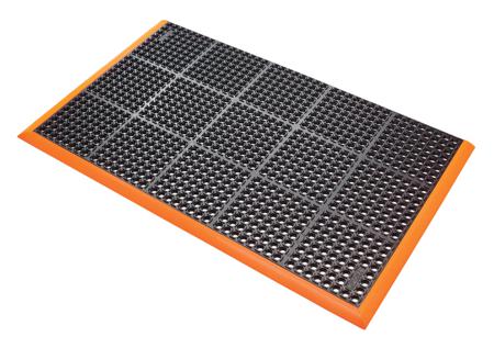549S2640OB Notrax 549 100% Nitrile Rubber Anti-Fatigue Mat, 66cm x 102cm x 22mm