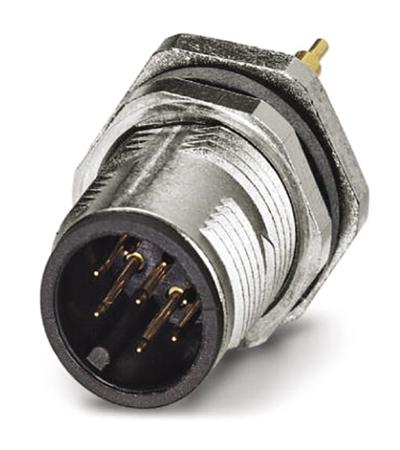 1552997 Phoenix Contact Circular Connector, 8 Contacts, Rear, M12 Connector, Plug, Male, IP65, IP67