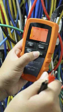 NC-100 Tempo Cable Tester Coaxial, STP, UTP,