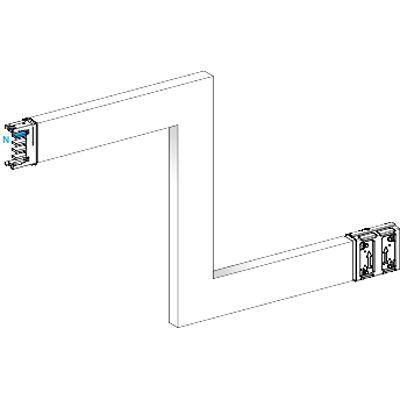 KSA400DZE43A Schneider Electric Cross Elbow Busbar Trunking, 250 → 750mm, 400A, Canalis Series