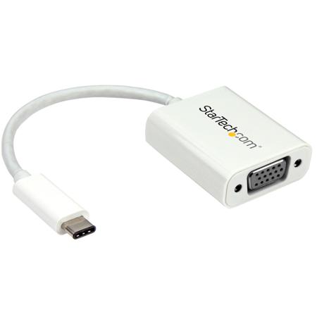 CDP2VGAW StarTech.com USB C to VGA Adapter, USB 3.1, 1 Supported Display(s) - 1920 x 1200