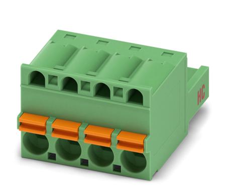 1942170 Phoenix Contact, 5mm Pitch, FKC 2.5 HC/4 ST, 4 Way, Pluggable Terminal Block, Plug, Spring Cage Termination,