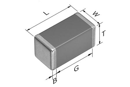 CGA2B2NP01H040C050BA TDK 4pF Multilayer Ceramic Capacitor MLCC, 50V dc V, ±0.25pF , SMD