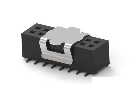 1MM-R-D10-VS-00-H-TRP TE Connectivity 1MM-R Series Vertical Board Mount PCB Socket, 20-Contact, 2-Row, 1mm Pitch, Surface Mount Termination