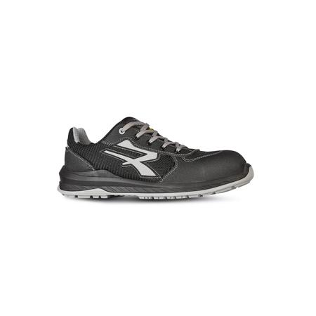 RI21226-40 UPower SHANGHAI Unisex Black, White Composite Toe Capped Safety Shoes, UK 6.5, EU 40