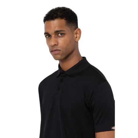 DK0A4YLABLK1 Dickies DK0A4YLA Black Polo Shirt, UK- L, EUR- L
