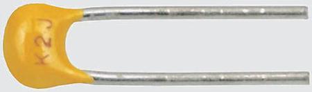 C315C220J2G5TA KEMET 22pF Multilayer Ceramic Capacitor MLCC, 200V dc V, ±5% , Through Hole