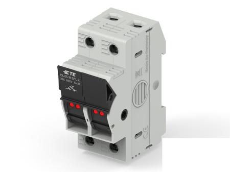 1SNF100026R0000 TE Connectivity 30A Fuse Holder for 10 x 38mm Fuse, 2P, 600V