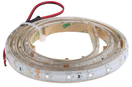 111-3735 RS PRO 24V White LED Strip Light, 5500 → 7000K Colour Temp, 1m Length