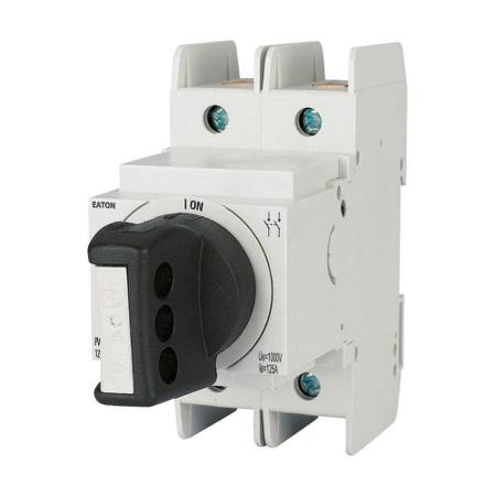 179263-PV-DIS-08-16-2-ROT Eaton Fuse Switch Disconnector, 2 Pole, 16A Max Current, 16A Fuse Current