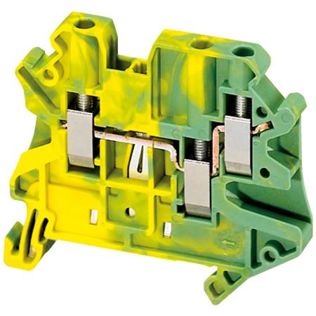 NSYTRV43PE Schneider Electric  Linergy TR Series Green, Yellow, 4mm², 1-Level, Screw-In Termination
