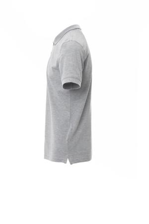 000840-0554-13001-S Paperwear VENICE MELANGE Grey 10% Polyester, 90% Cotton Polo Shirt, UK- S, EUR- S