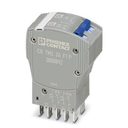 2800892 Phoenix Contact Thermal Circuit Breaker - CB TM2 2 Pole 80V dc Voltage Rating, 2A Current Rating