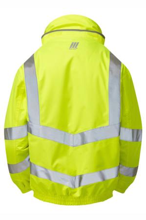 P191-XL Praybourne P191 Yellow Hi Vis Jacket, XL