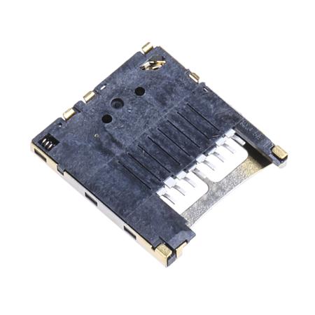 502570-0893 Molex Right Angle Surface Mount MicroSD Card Connector, with Solder Termination
