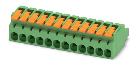 1110595 Phoenix Contact, 5.08mm Pitch, 12 Way, , Pluggable Terminal Block, Plug, Cable Mount, Push-In Termination,