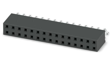 1156905 Phoenix Contact 54D/ 30-SH-0-BT, FQ 2 Series Surface Mount Socket Strip, 2-Row, 2.54mm Pitch, SMD Termination
