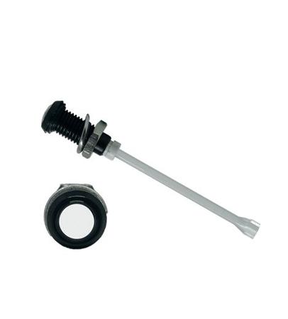 RHD-910-F6P67PR  Bivar, Panel Mount Vertical LED Light Pipe, Clear Round Lens