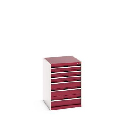 40027088-24V Bott 6 Cabinet, Steel, 900mm x 750mm x 650mm, Red