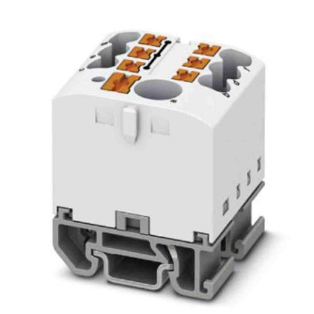 3274178 Phoenix Contact Distribution Block, 7 Way, 4mm², 24A, 690 V, White