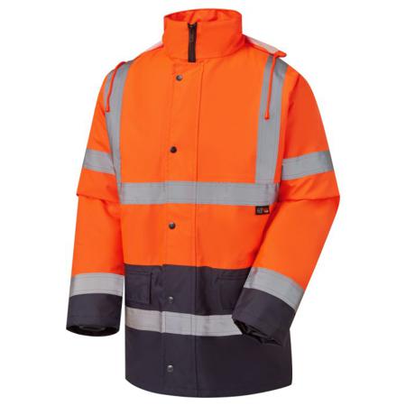35497 Supertouch 3549 Orange, Hi-Vis Bomber Jacket Zipper Storm Flap, 4XL 1 EA