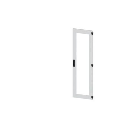 8MF1850-2UT14-0BE2 Siemens 8MF18 Series Glass, Steel RAL 7035 Glazed Door, 1800mm H, 500mm W for Use with SIVACON 8MF1