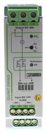 2320186 Phoenix Contact Redundancy module, for use with DIN Rail Unit