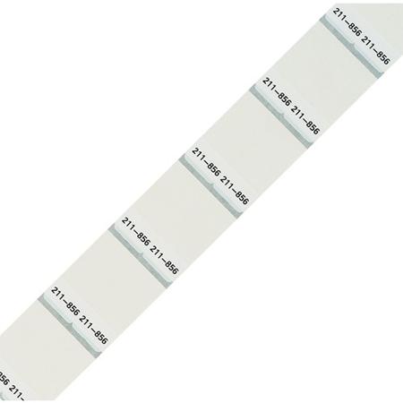 211-856 WAGO 211 White Label Roll, 12mm Width, 23mm Height, 1000Per Roll Qty