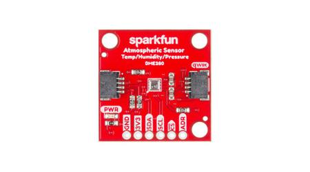 SEN-15440 Sparkfun Atmospheric Sensor Breakout Temperature & Humidity Sensor, Barometric Pressure Sensor Breakout Module for