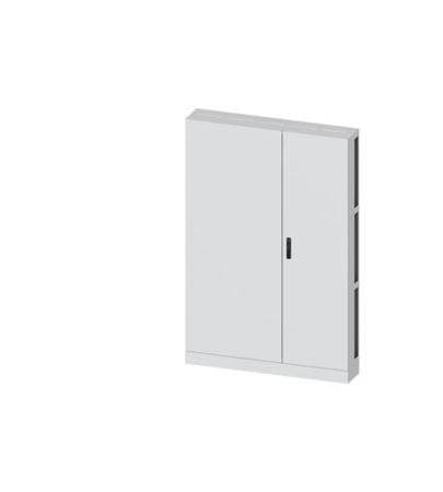 8GK1323-8KP53 Siemens ALPHA 630 Series Steel Double-Door-Door Floor Standing Enclosure, Plain Door Door, IP55, 1950 x 1300 x 250mm