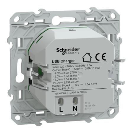 S340403 Schneider Electric Anthracite, 1 Gang, Ovalis C Series