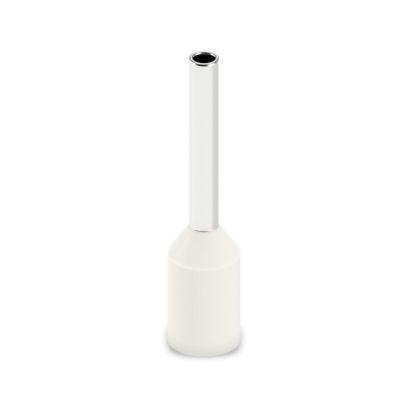 2100131 Phoenix Contact Insulated Ferrule, 8mm Pin Length, 1.1mm Pin Diameter, White