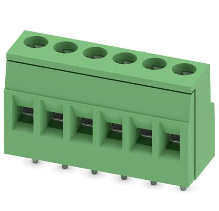 1730434 Phoenix Contact MKDS 2.5/ 6-5.08 Series PCB Terminal Block, 6-Contact, 5.08mm Pitch, Through Hole Mount, Screw