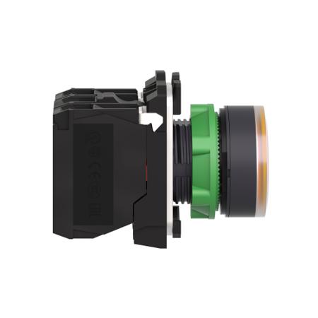 XB5AW35B5 Schneider Electric XB5 Illuminated Orange Push Button NO/NC Spring Return