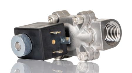 255-4193 RS PRO Solenoid Valve, 2 port(s) , NO, 24 V, 1/2in