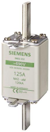 3ND2232 Siemens 125A NH Fuse, NH2, 690 / 400V ac/dc