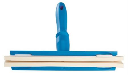 77513 Vikan Blue Squeegee, 110mm x 70mm x 250mm, for Food Industry, Wet Floors
