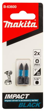 B-63600 SCREW BIT PH1 25MM