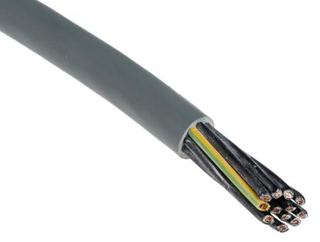 1123047 Lapp 12 Core Industrial Cable 0.75 mm² CSA, Unscreened Grey Low Smoke Zero Halogen (LSZH) Sheath, 50m Reel