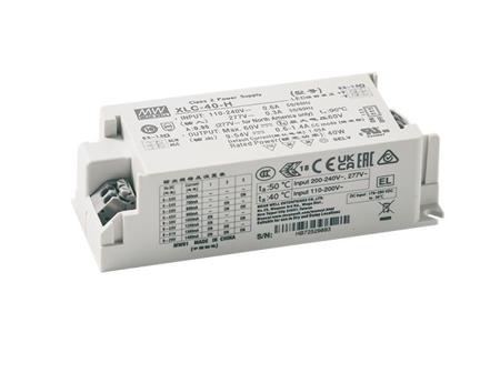XLC-40-H-BN MEAN WELL LED Driver Power Supply, 60V Output, 40W Output, 1.4A Output, Constant Power Dimmable