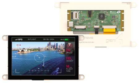 gen4-RP2350-50CT 4D Systems  TFT TFT LCD Display / Touch Screen, 3.5in WVGA, 800 x 480pixels