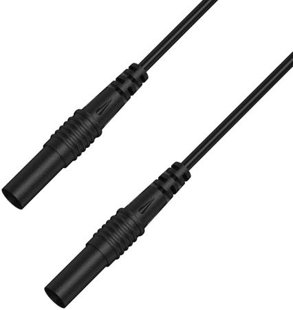 347-197 RS PRO Test Leads, 2.5A, 50V, Black, 100cm Lead Length